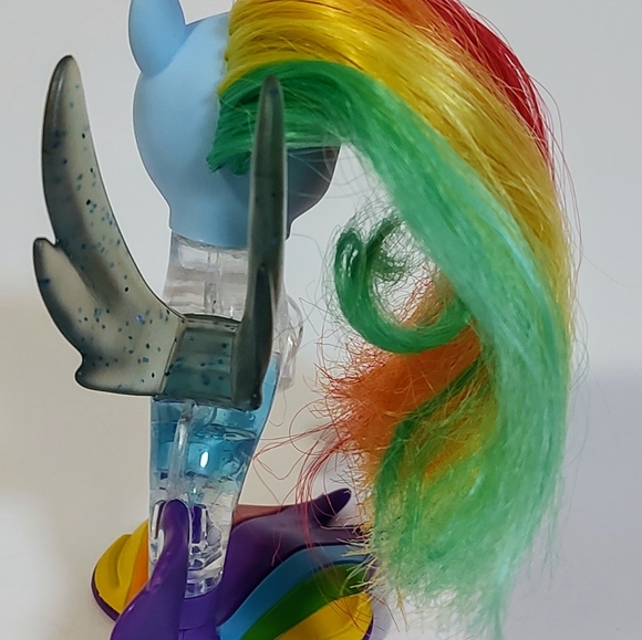 My Little Pony The Movie RAINBOW DASH Flip & Flow Seapony Hasbro MLP 2017 - Picture 4 of 4